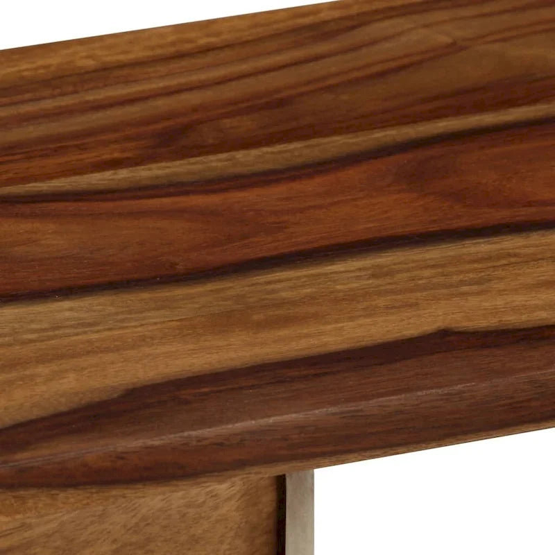 Sideboard aus massivem Sheeshamholz mit zwei Schiebetüren, 46.5 Inches breit