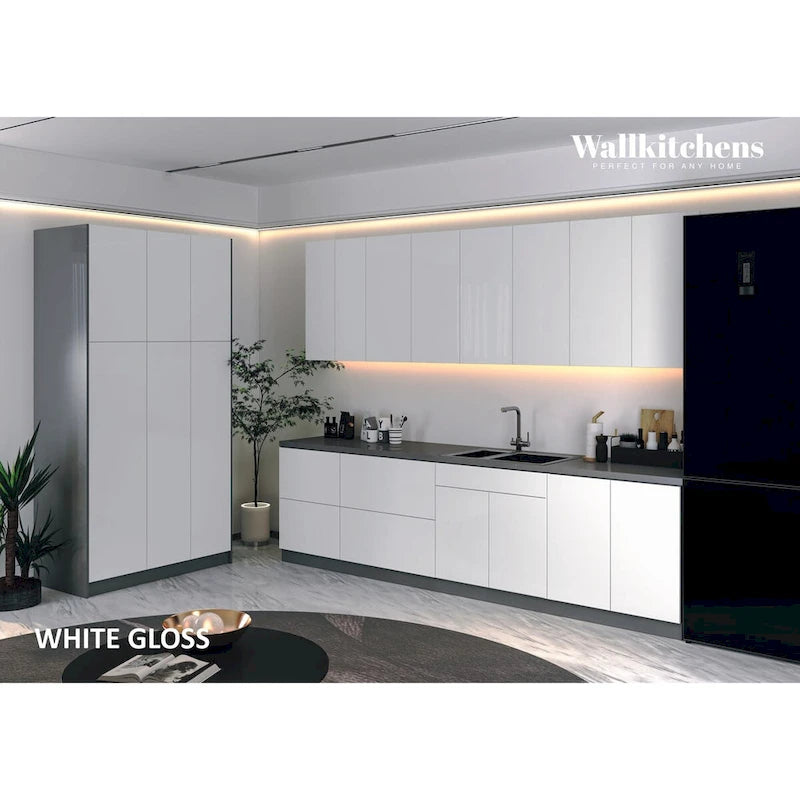 Kitchen Cabinet Trim with Grey ABS Edge Banding