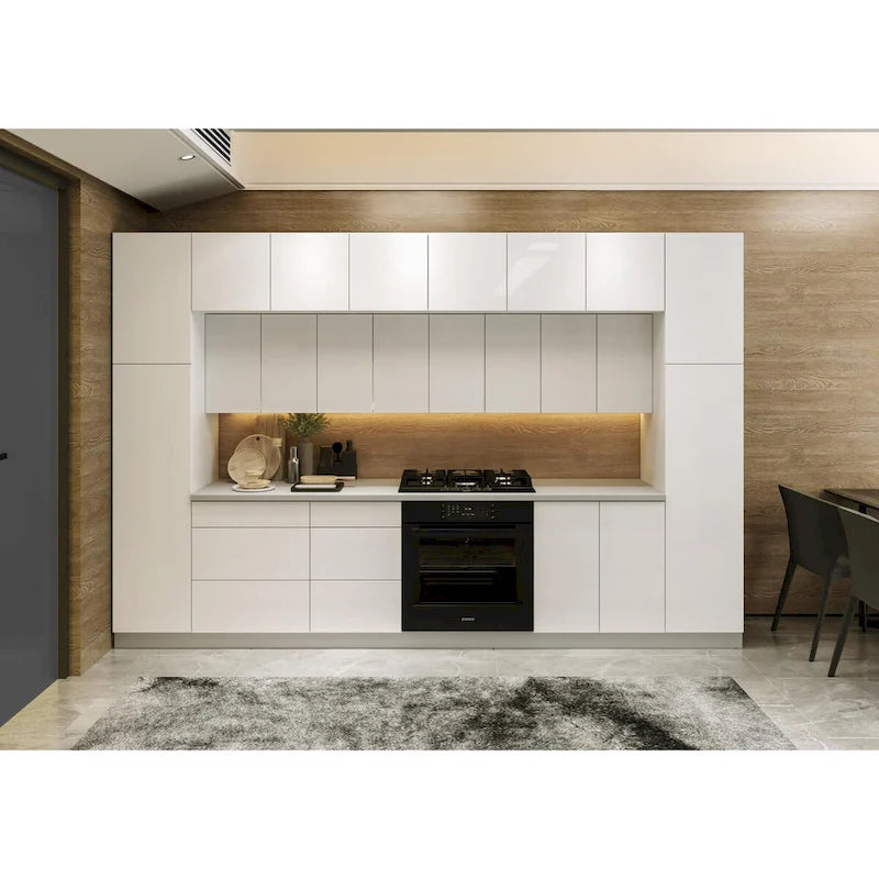 Kitchen Cabinet Trim with Grey ABS Edge Banding