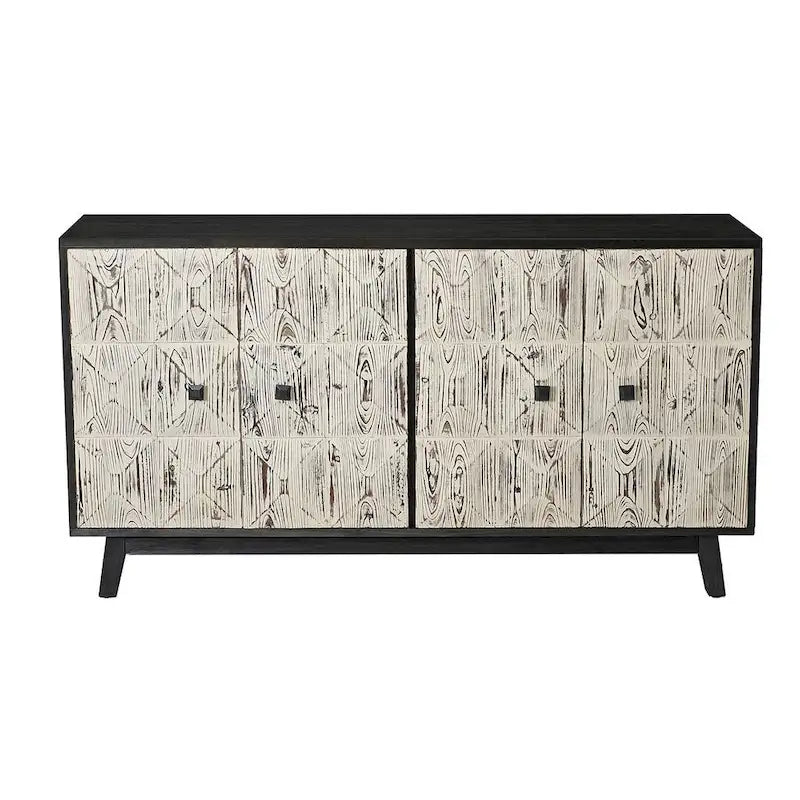 59.84 Vintage Freestanding Storage Cabinet with 4 Doors