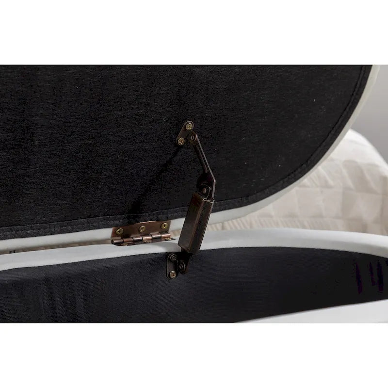 Banc de rangement en velours pour la chambre, avec pieds en bois, pour le salon ou la chambre, intérieur