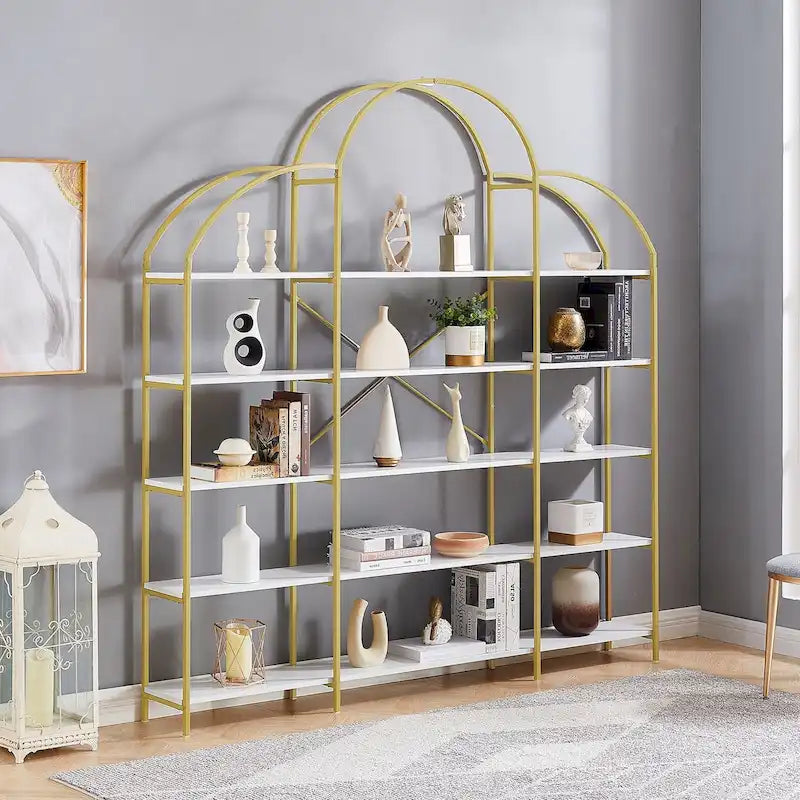 5 Tiers Office Bookcase Bookshelf