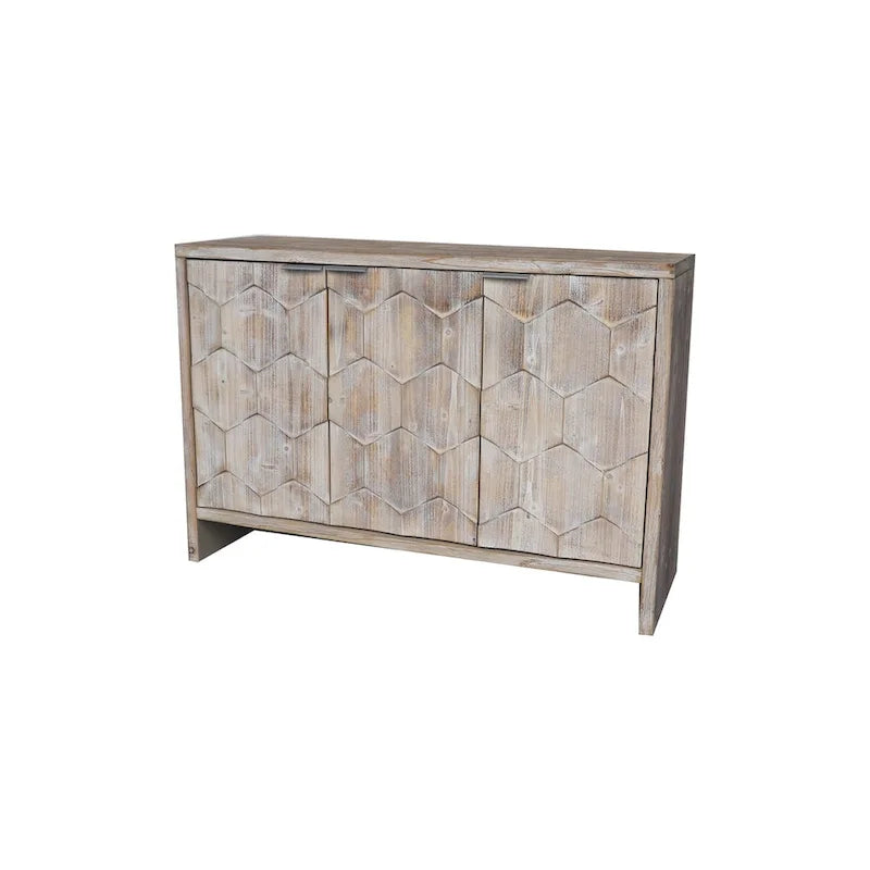 3 Door Wooden Cabinet Sideboard Buffet