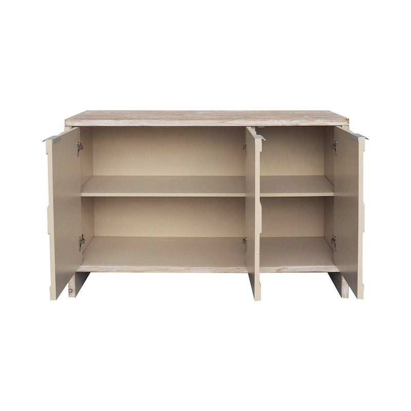 3 Door Wooden Cabinet Sideboard Buffet