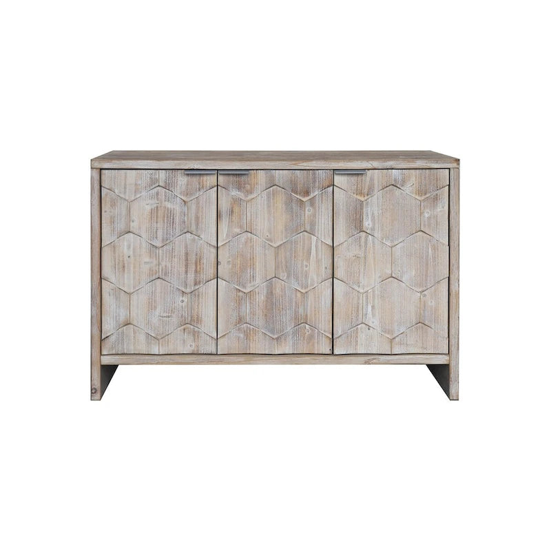 3 Door Wooden Cabinet Sideboard Buffet