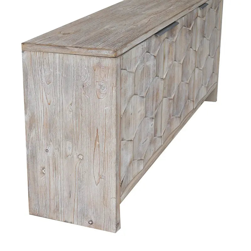 3 Door Wooden Cabinet Sideboard Buffet