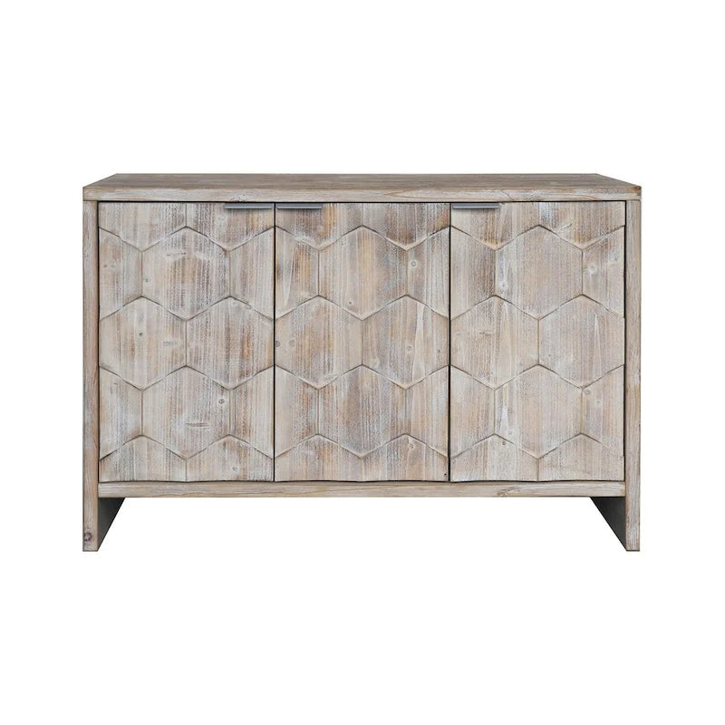 3 Door Wooden Cabinet Sideboard Buffet