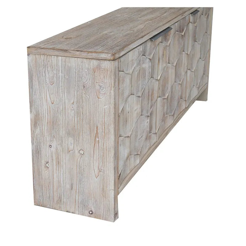 3 Door Wooden Cabinet Sideboard Buffet