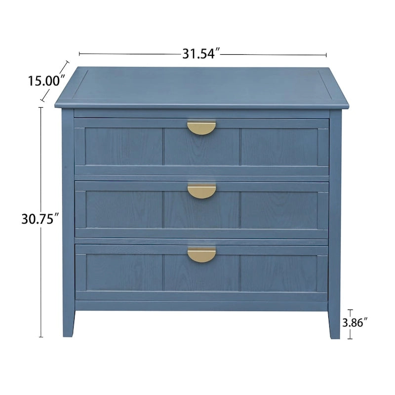 3 Drawer Cabinet, Suitable for Bedroom, Living Room