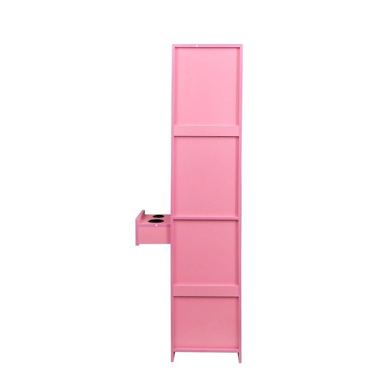 Armoire de rangement haute avec tiroir et supports pour sèche-cheveux, hauteur de 70.87 pouces