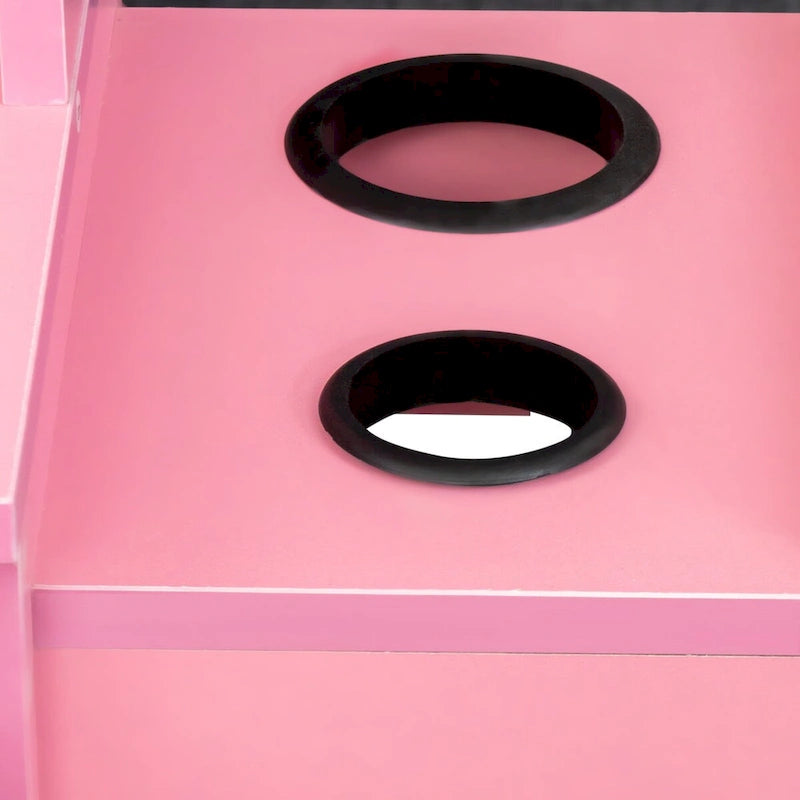 Armoire de rangement haute avec tiroir et supports pour sèche-cheveux, hauteur de 70.87 pouces