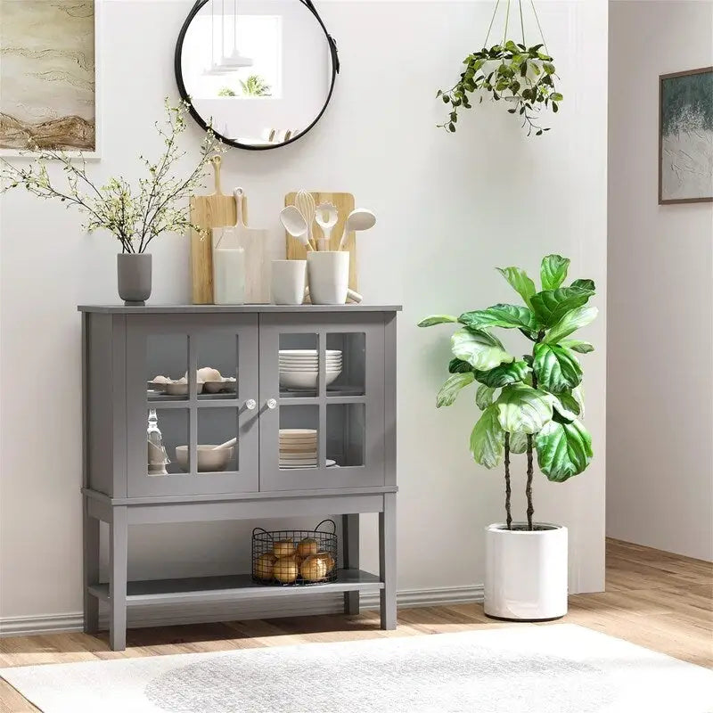 Moderner Sideboard-Buffetschrank – 31.5 L x 11'W x 33 H