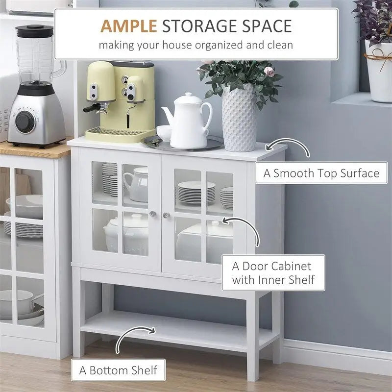 Moderner Sideboard-Buffetschrank – 31.5 L x 11'W x 33 H
