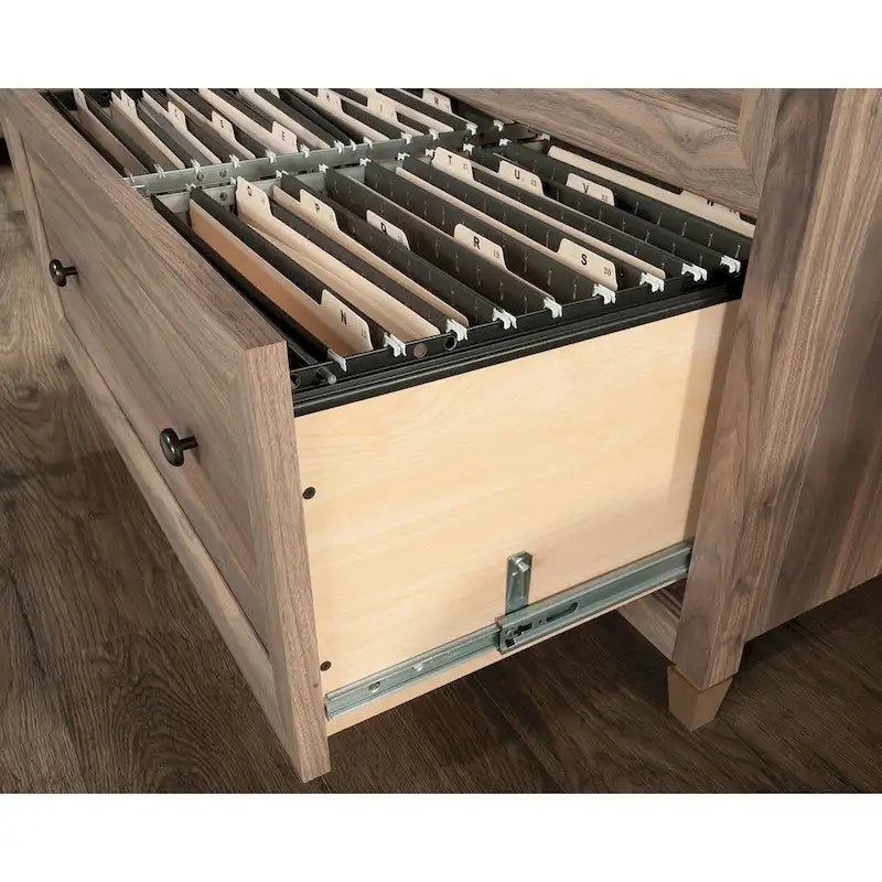 Seitlicher Aktenschrank mit zwei Schubladen und Vollauszügen