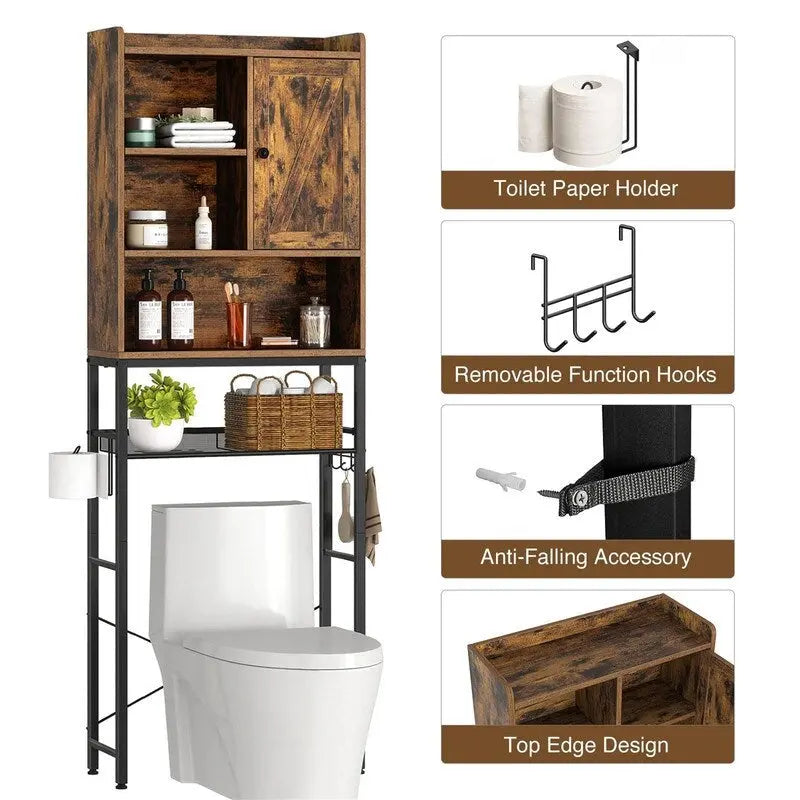 Mobile contenitore sopra il WC - 9.5D x 23.6W x 73.2H